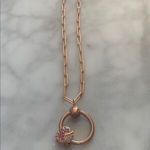 Pandora rose link necklace